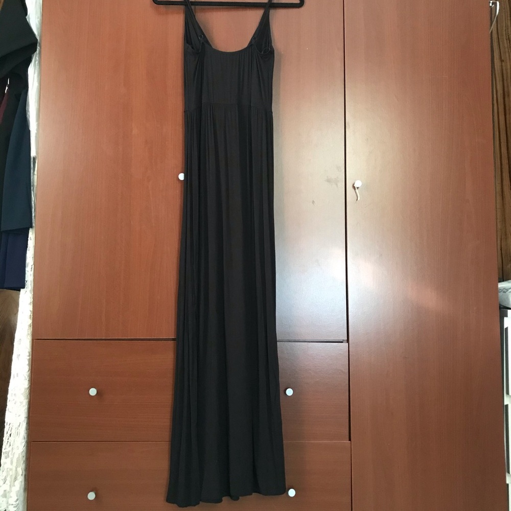 knee length dresses for ladies Kylie Red High-Neck Maxi Dress With Chiffon Skirt – Club L London main image 0